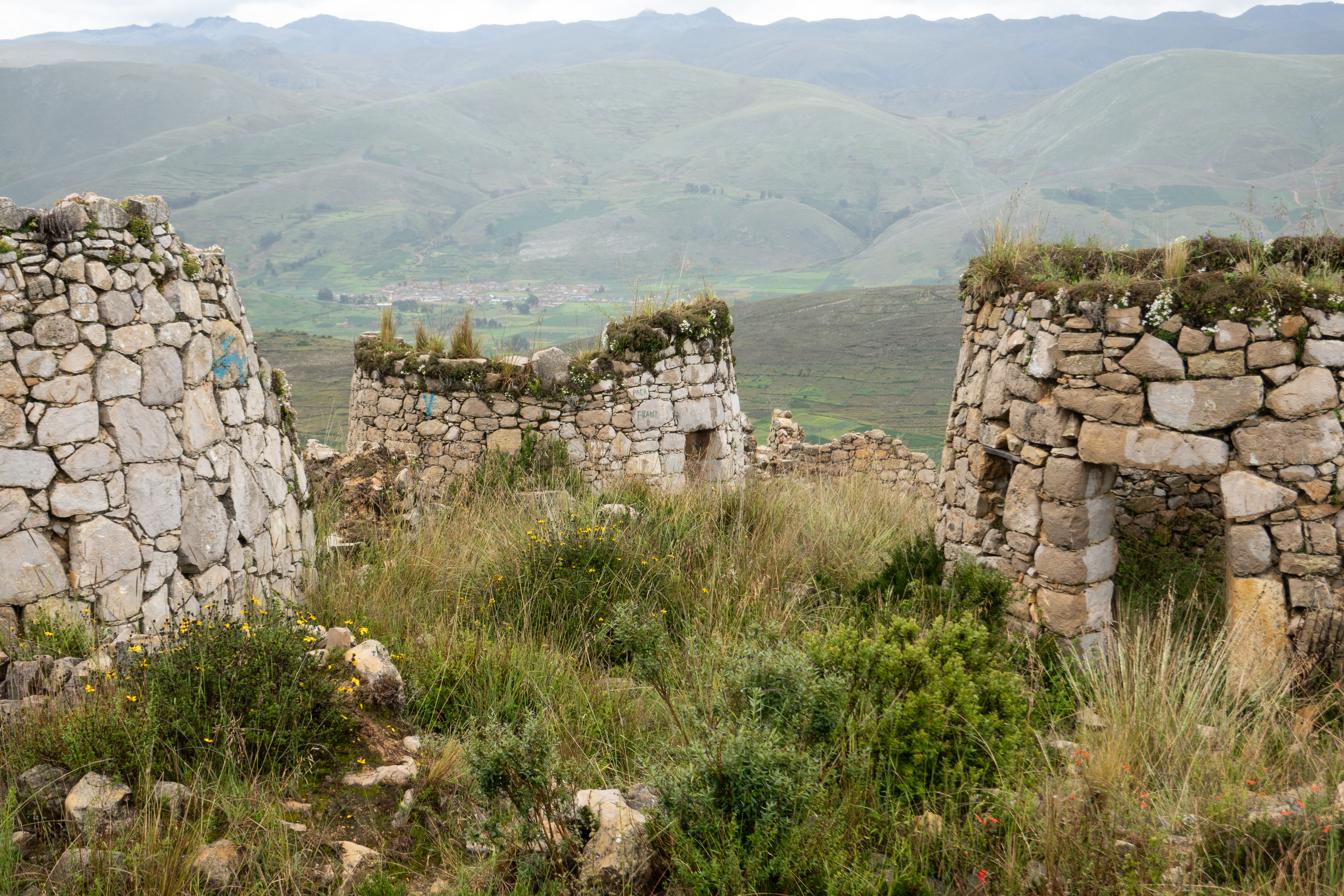 Laguna de Paca with the Sleeping Inca mountain formation